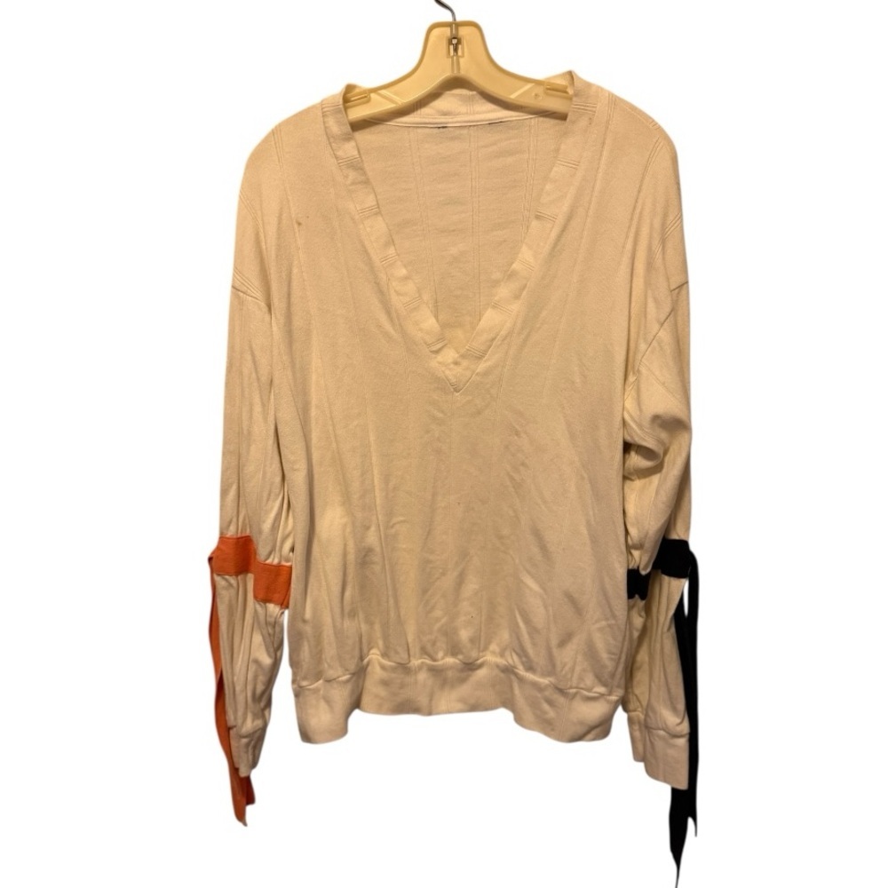 Heavyweight Top with Ties on the Arms